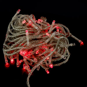 10M-100L LED String Christmas Lights With End Connector Transparent Wire