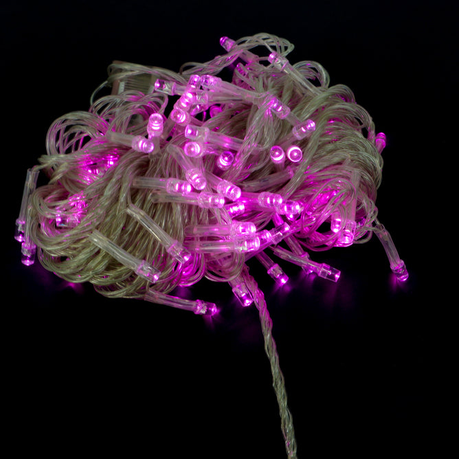 10M-100L LED String Christmas Lights With End Connector Transparent Wire