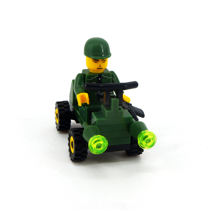 Mini Building Blocks Racing Car