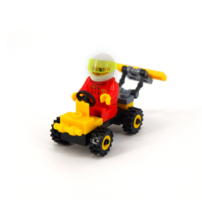 Mini Building Blocks Racing Car