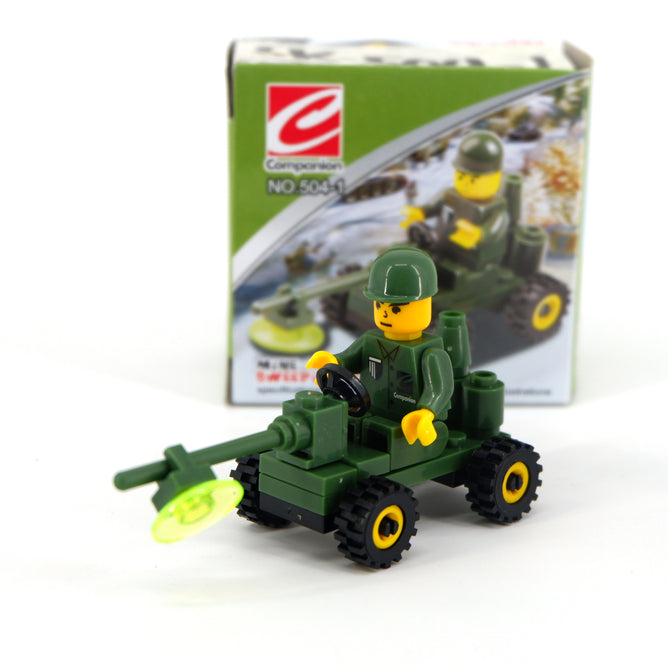 Mini Building Blocks Racing Car