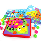 1802 Learn and Play 3D Colorful Button Idea Toy - Educational Learning Tool