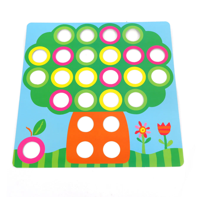 1802 Learn and Play 3D Colorful Button Idea Toy - Educational Learning Tool