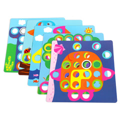 1802 Learn and Play 3D Colorful Button Idea Toy - Educational Learning Tool