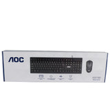 AOC KM160 Wired Keyboard and Mouse Set