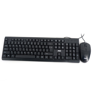 AOC KM160 Wired Keyboard and Mouse Set