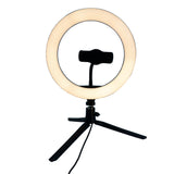 Y100 10 Inch Dimmable LED Ringlight with Tripod Stand