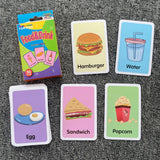 36 Flash Card Cognition Teaching Aids Learning Match English Cards for Children Educational toys