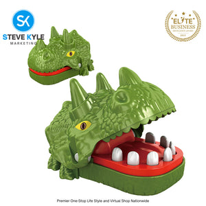 Funny Biting Finger Dinosaur Teeth Toy Adventure Games Party Family