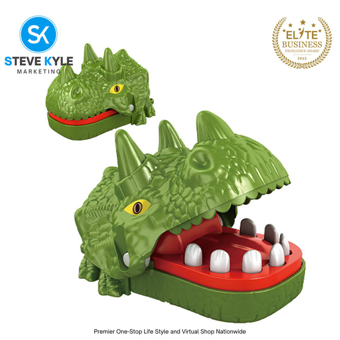 Steve Kyle Funny Biting Finger Dinosaur Teeth Toy Adventure Games Party Family