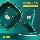Cute Cartoon Rilakkuma, Kiiroitori Lazy Mobile Phone Holder Foldable Cellphone Stand for Mobile Phones and Tablets