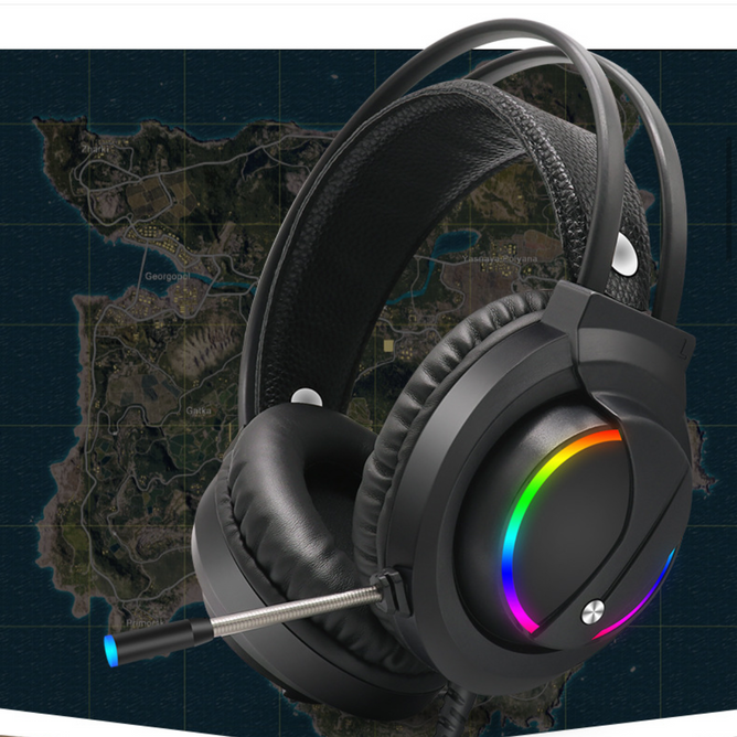 T1 Super Bass FUll Color RGB Lighting E-Sports Gaming Headset