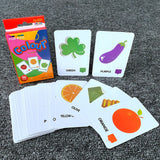 36 Flash Card Cognition Teaching Aids Learning Match English Cards for Children Educational toys