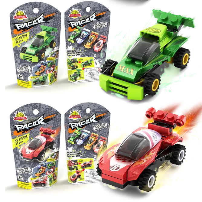 Set of 12 Cars Mini Carts Building Blocks