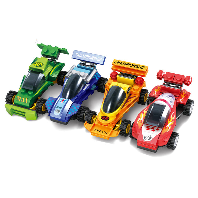 Random Design Cars Mini Carts Building Blocks