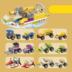 Set of 12 6 in1 Building Blocks