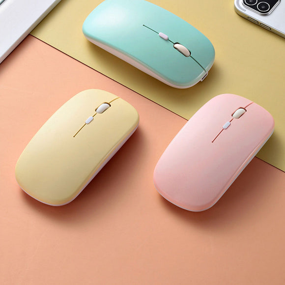 AJIUYU Wireless Mouse Computer Bluetooth mouse Silent Rechargeable Optical