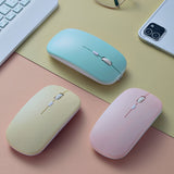 AJIUYU Wireless Mouse Computer Bluetooth mouse Silent Rechargeable Optical