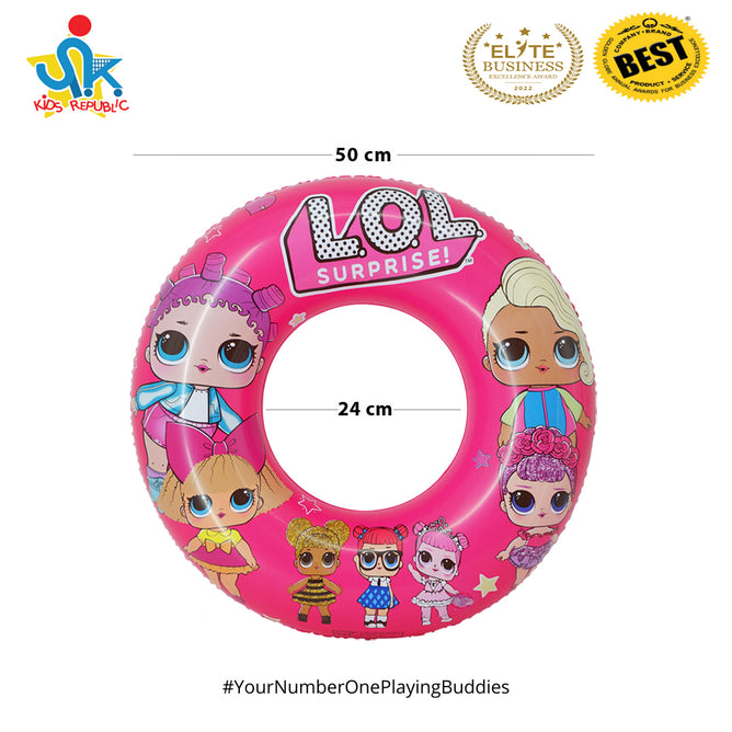 20 Inches Inflatable Cartoon Character Swim Ring Floater for Kids Boys and Girls