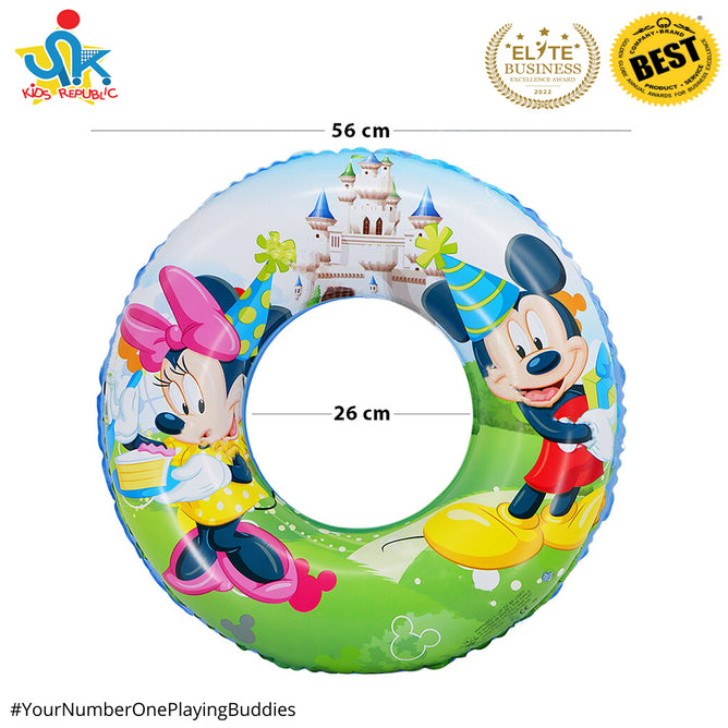 22 Inches Inflatable Cartoon Character Swim Ring Floater for Kids Boys and Girls