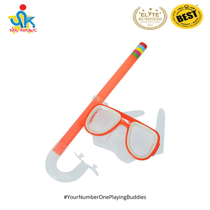 Kids Diving Goggles Mask Adjustable Snorkeling Gear Set for Outdoor Swimming