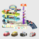 Super Auto Vehicles Building Challenge Parking Game Manual and Automatic Integration toy for Kids