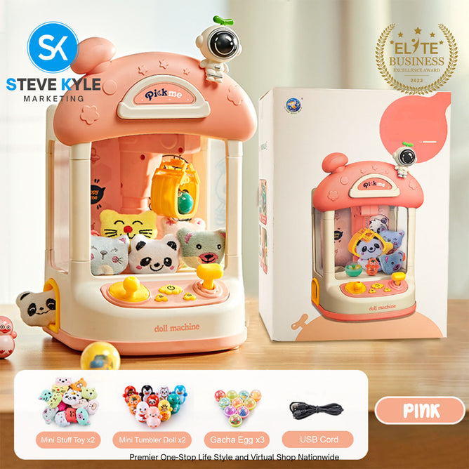 Super Large Claw Machine Rechargeable Electronic Music Doll Machine Best Gift