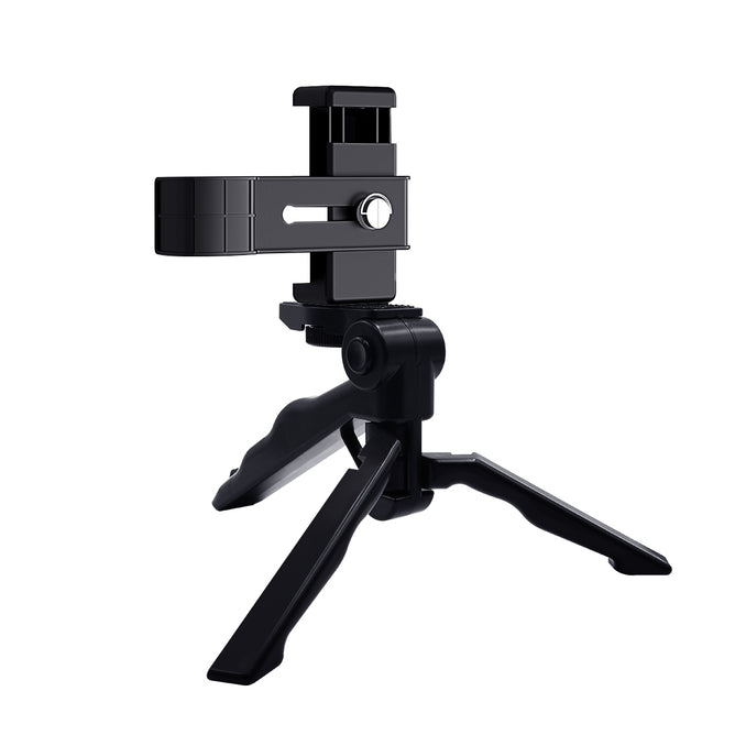 PULUZ PKT46 Smartphone Fixing Clamp 1/4 inch Holder Mount Bracket + Grip Folding Tripod Mount Kits for DJI OSMO Pocket