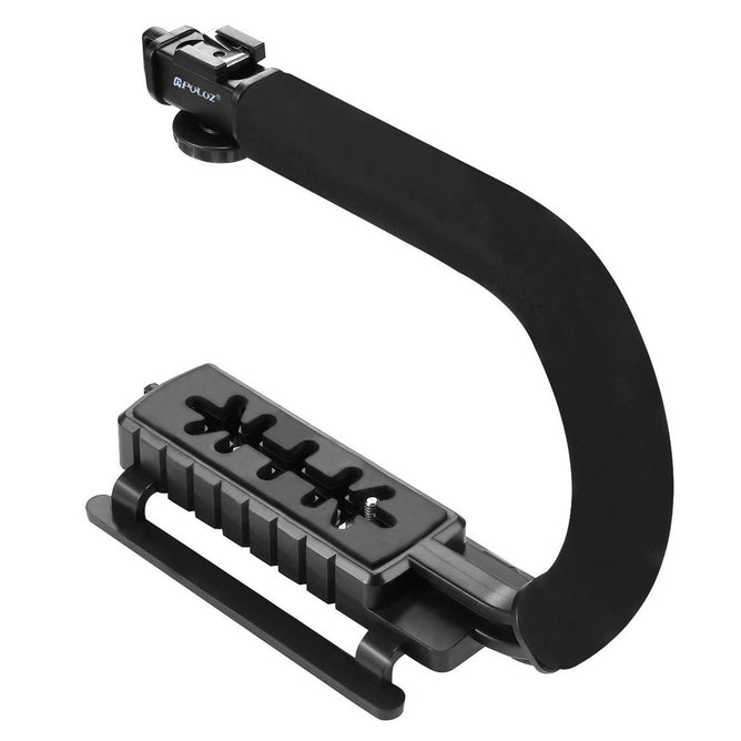 PULUZ PU3005 U/C Shape Portable Handheld DV Bracket Stabilizer for All SLR Cameras and Home DV Camera