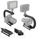 PULUZ PU3005 U/C Shape Portable Handheld DV Bracket Stabilizer for All SLR Cameras and Home DV Camera