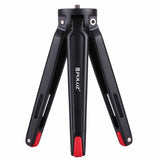 PULUZ PU3014 Pocket Mini Metal Desktop Tripod Mount with 1/4 inch to 3/8 inch Thread Adapter Screw for DSLR & Digital Cameras