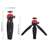 PULUZ PU361 Pocket Mini Tripod Mount with 360 Degree Ball Head for Smartphones, DSLR & Action Cameras