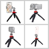 PULUZ PU361 Pocket Mini Tripod Mount with 360 Degree Ball Head for Smartphones, DSLR & Action Cameras