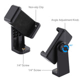 PULUZ PU390 Round Base Desktop Mount for LED Ring Video Light, Adjustable Height: 18cm-28cm
