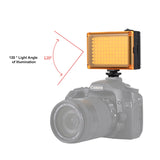 PULUZ PU4096 Pocket 96 LEDs 860LM Professional Vlogging Photography Video & Photo Studio Light with White and Orange Magnet Filters Light Panel for DSLR Cameras