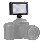 PULUZ PU4096 Pocket 96 LEDs 860LM Professional Vlogging Photography Video & Photo Studio Light with White and Orange Magnet Filters Light Panel for DSLR Cameras