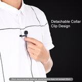 PULUZ PU424 1.5m 3.5mm Jack Lavalier Wired Condenser Recording Microphone