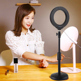 PULUZ PU431B 4.7 inch 12cm USB 10 Modes 8 Colors RGBW Dimmable LED Ring Vlogging Photography Video Lights with Cold Shoe Tripod Ball Head