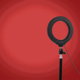PULUZ PU431B 4.7 inch 12cm USB 10 Modes 8 Colors RGBW Dimmable LED Ring Vlogging Photography Video Lights with Cold Shoe Tripod Ball Head