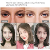 PULUZ PU431B 4.7 inch 12cm USB 10 Modes 8 Colors RGBW Dimmable LED Ring Vlogging Photography Video Lights with Cold Shoe Tripod Ball Head