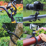 PULUZ PU435 Mini Octopus Flexible Tripod Holder with Ball Head for SLR Cameras, GoPro, Cellphone, Size: 25cmx4.5cm