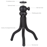 PULUZ PU435 Mini Octopus Flexible Tripod Holder with Ball Head for SLR Cameras, GoPro, Cellphone, Size: 25cmx4.5cm