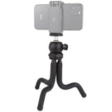 PULUZ PU435 Mini Octopus Flexible Tripod Holder with Ball Head for SLR Cameras, GoPro, Cellphone, Size: 25cmx4.5cm