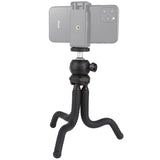 PULUZ PU435 Mini Octopus Flexible Tripod Holder with Ball Head for SLR Cameras, GoPro, Cellphone, Size: 25cmx4.5cm