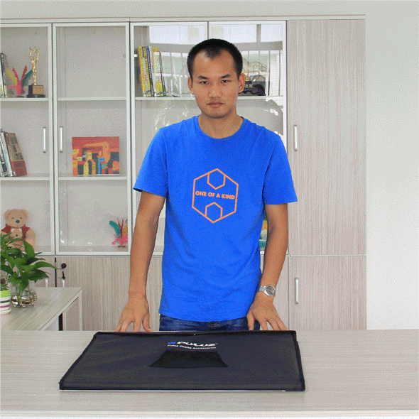 PULUZ PU5060 Photo Studio Light Box Portable 60cm Photography Tent Kit with 3 Removable Backdrop