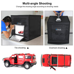 PULUZ PU5060 Photo Studio Light Box Portable 60cm Photography Tent Kit with 3 Removable Backdrop
