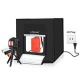 PULUZ PU5060 Photo Studio Light Box Portable 60cm Photography Tent Kit with 3 Removable Backdrop