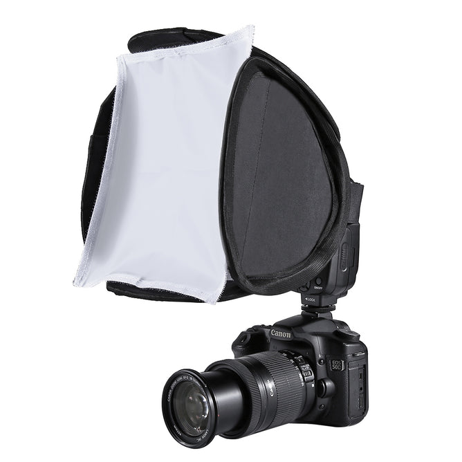 PULUZ PU5123 Foldable Soft Flash Light Diffuser Softbox Cover (Size: 23cm x 23cm)