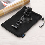 PULUZ PU51 Car Suction Cup Mount with Screw & Tripod Mount Adapter & Storage Bag for Action Camera