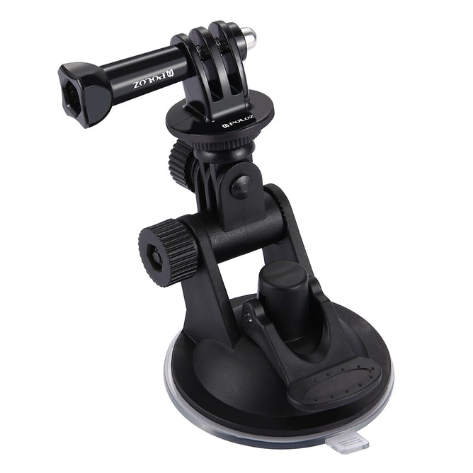 PULUZ PU51 Car Suction Cup Mount with Screw & Tripod Mount Adapter & Storage Bag for Action Camera
